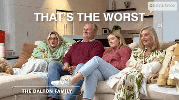 The Worst Watching Tv GIF by Gogglebox Australia