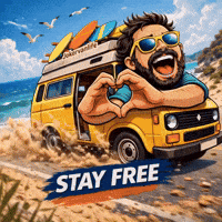 Lovelife Stayfree GIF by VanTrip.it