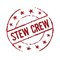 stew_crew running run hard approved Sticker