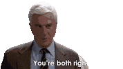 Leslie Nielsen Sticker by Alissandra