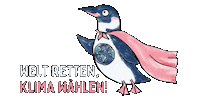 Pinguin Fridaysforfuture Sticker by Campact e.V.