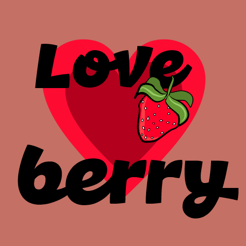 annbekka love yum strawberry berry GIF