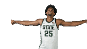 Happy Basketball Sticker by Michigan State Athletics