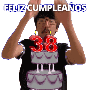 38 Años Sticker