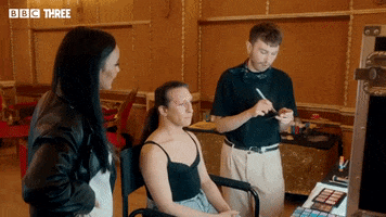 Glow Up Make-Up GIF by BBC Three