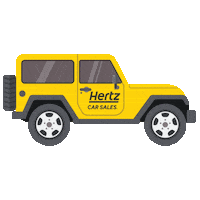 HertzCarSales dealership hertz car dealership car shopping Sticker