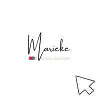 Mariekeva logo laptop planning roze Sticker