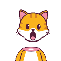 Cat Wow Sticker by CATECOIN