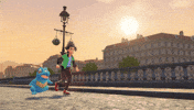 On My Way Running GIF by Pokémon