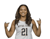 Notre Dame Smile Sticker by Notre Dame Fighting Irish