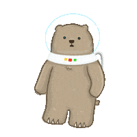 Space Love Sticker by BearLyfe