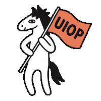 Uiop Sticker by United Islands of Prague