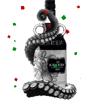 Kraken Sticker by Casa Cuervo
