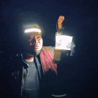Scared Dark GIF