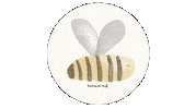 Summer Bee Sticker by Kaha Mind