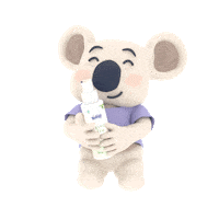 Navilababy indonesia koala saranghae greentea Sticker