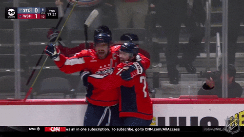 Happy Washington Capitals GIF by NHL