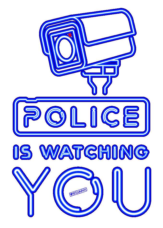 Night Watching Sticker