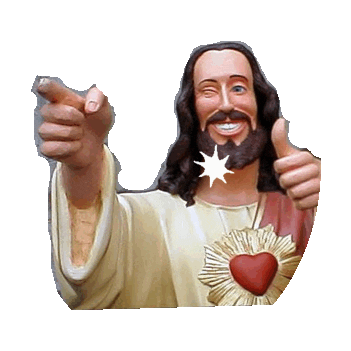 jesus pickup lines STICKER by imoji