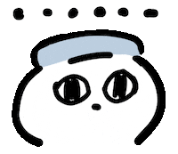 cankingsketch 傻眼 無言 思考 canking Sticker