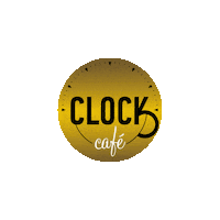 ClockCafeCyprus coffeetime coffeeoclock clockcafe Sticker