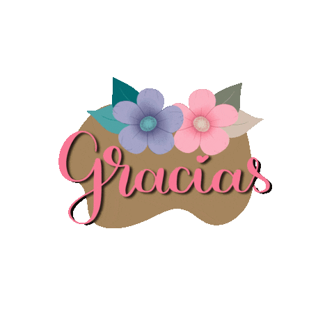 Flower Thank You Sticker