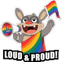 Loud Proud Love Sticker