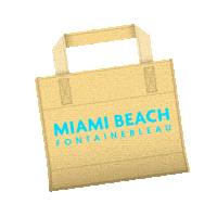 Shopping Bag Sticker by Fontainebleau Miami Beach