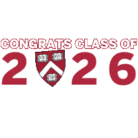 Congrats Congratulations Sticker by Harvard College