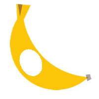 head banana Sticker by Brass Agency