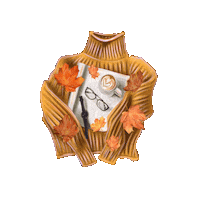 Illustration Fall Sticker