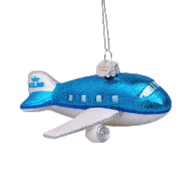 flying merry christmas Sticker by KLM