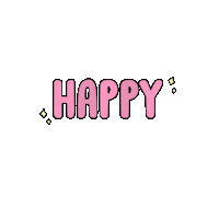 Happy Pink Sticker