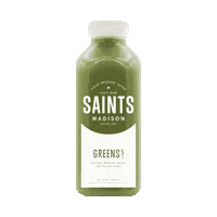 Green Smoothie Health Sticker by Saints Madison Juice Co.