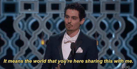 oscars 2017 it means the world that youre here sharing this with me GIF by The Academy Awards