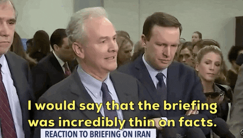news giphyupload giphynewsuspolitics iran briefing chris van hollen GIF