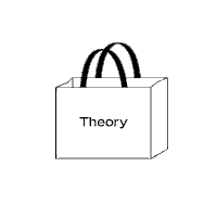 _theory holiday shopping new york theory Sticker
