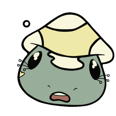 Confused Frog Sticker
