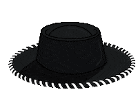 oldhabits spanish hats bonita oldhabits Sticker