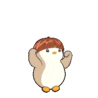 Happy Super Saiyan Sticker by Pudgy Penguins