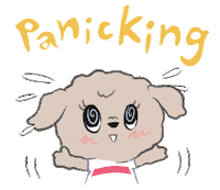 Panic Omg Sticker
