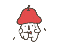 Apple Mushroom Sticker