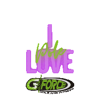 G-Force Love Sticker by GFORCEPOLEANDFITNESS