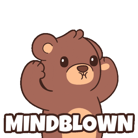 No Way Wow Sticker by BEARISH