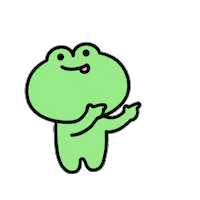 BBANGSIL heart frog 하트 빵실 Sticker