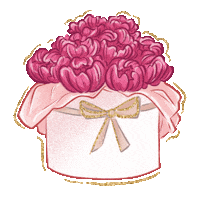Valentines Day Flower Sticker by Roxy James