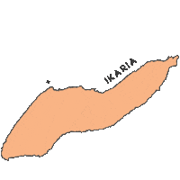 afianeswines map afianes afianeswines ikaria Sticker