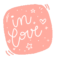 andrearendonf love heart pink sticker Sticker