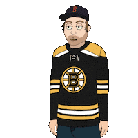 Boston Bruins Love Sticker by Dain Bramage