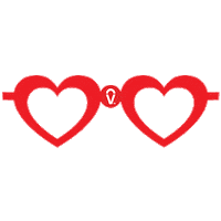 Glasses Love Sticker by Vanilla Gift